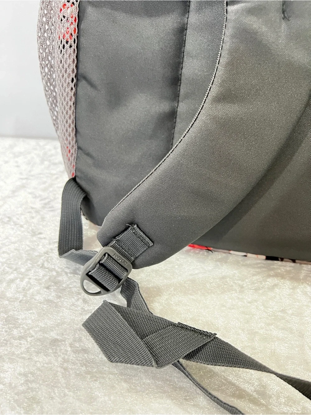 JanSport Large Student Backpack Gray Coral Floral Fit 15